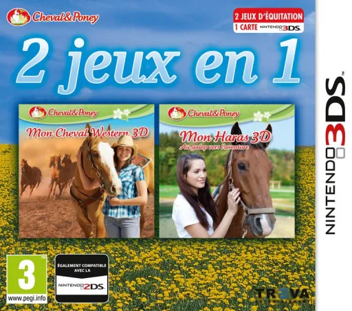 2in1 Horses 3D Vol.3 - My Riding Stables 3D - Jumping for the Team and My Western Horse 3D (Europe) (En,Fr,De,It,Nl)